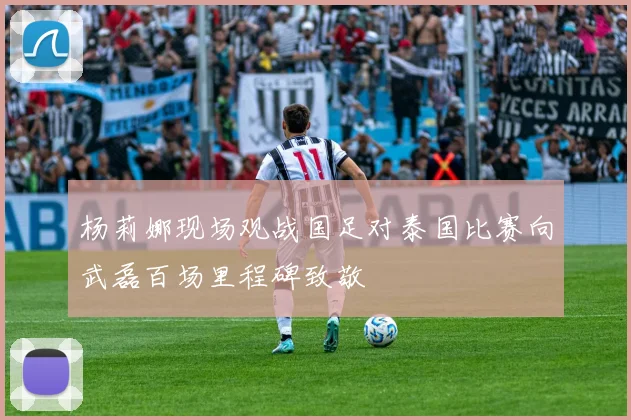 杨莉娜现场观战国足对泰国比赛向武磊百场里程碑致敬